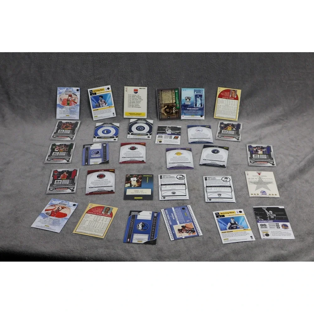 NBA Basketball Card Lot Scottie Pippen Curry‎ Durant Panini Hoops Monopoly Prizm